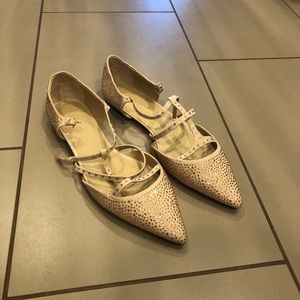 Sparkly Pointed Toe Flats